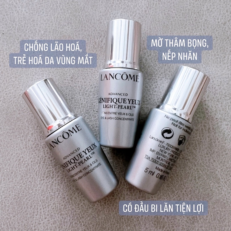 Serum Bi Lăn Dưỡng Mắt LANCOME Genifique Yeux Light Pearl 5ml