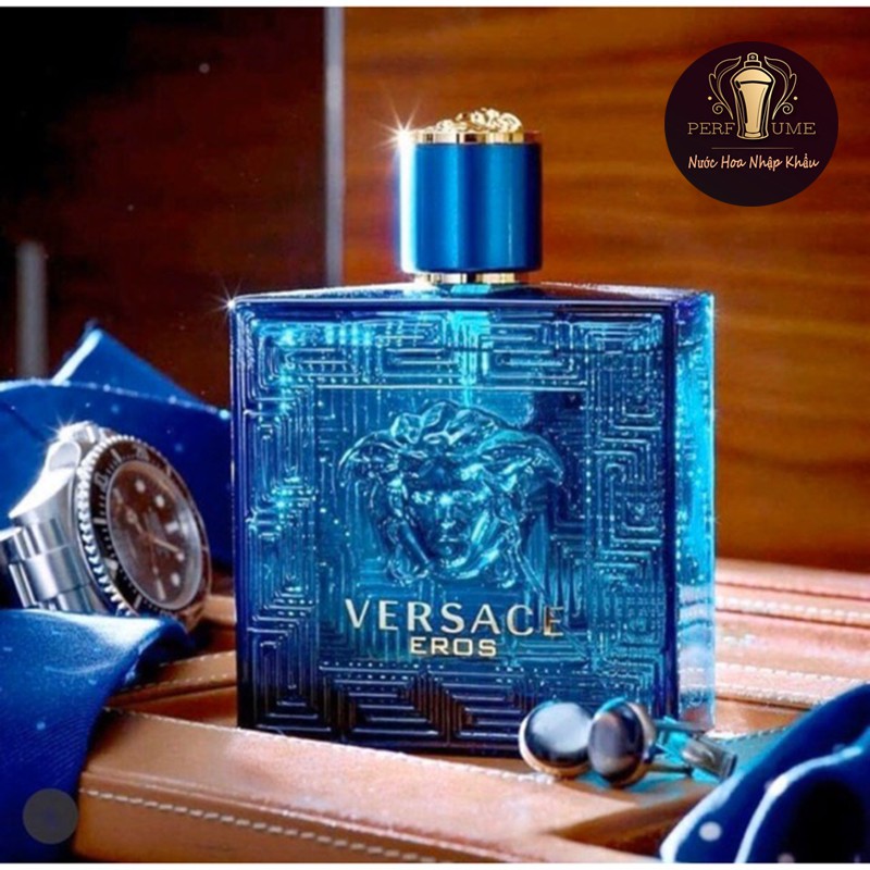 Nước hoa nam Versace Eros for Men khơi gợi và thể hiện sự mạnh mẽ và đam mê - 100ml