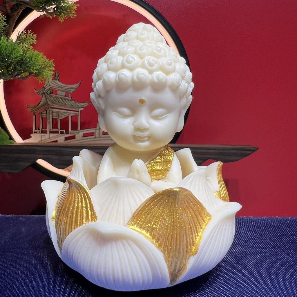 Tea pet Bàn Tay Phật Hoa Sen / Trái Cây / Tượng Phật Sakyamuni Phiên Bản Q Tathagata