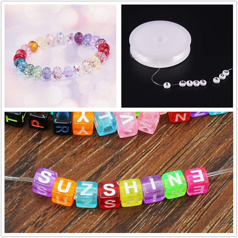 Dây lõi pha lê co giãn 14.5m ~ 18m 0.4 ~ 0.5mm chuyên dụng tự làm trang sức