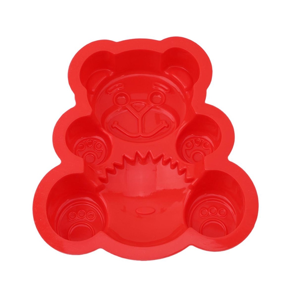 AUGUSTINA Khuôn Làm Bánh Silicone Hình Động Vật 3D