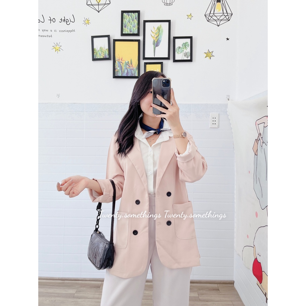 Áo Blazer 1 Lớp Hàn Quốc (ảnh thật/sẵn) | BigBuy360 - bigbuy360.vn