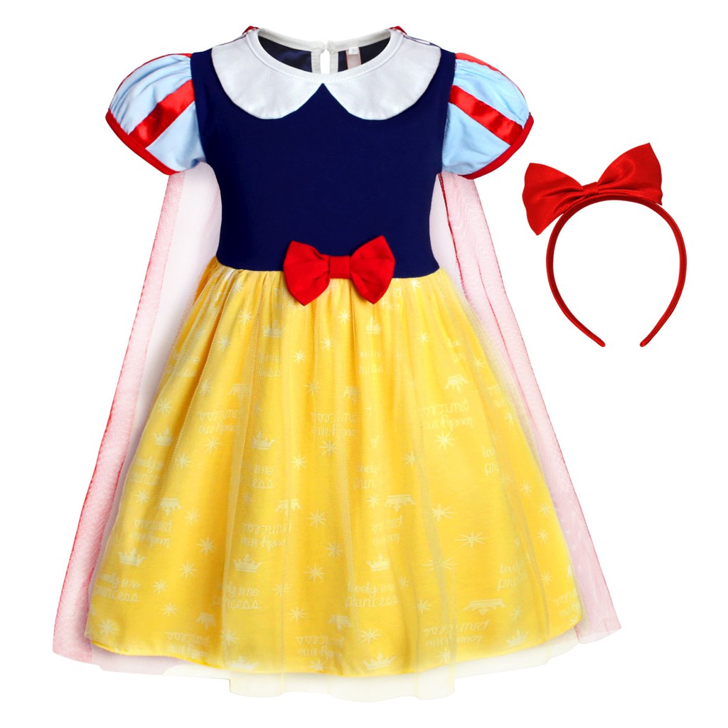 Lovely Snow White Dress As a Summer Gift Christmas gift for a girl Chrismas Birthday Party Cosplay