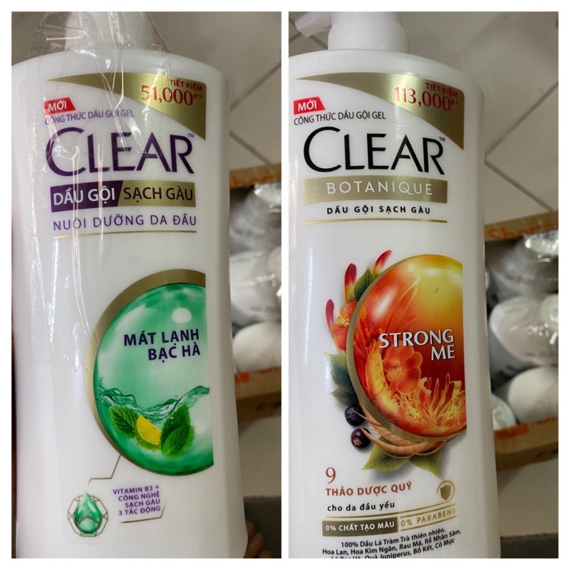 Dầu gội Clear các loại