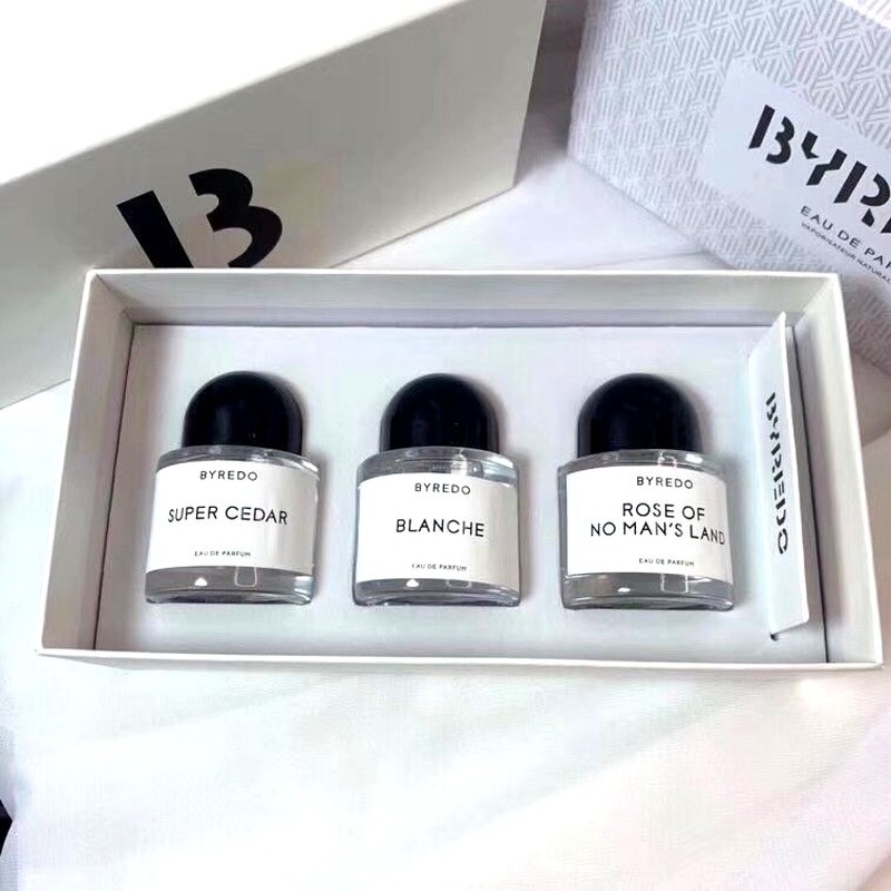 Bộ 3 lọ nước hoa BYREDO Super Cedar Blanche Rose Of No Man's Land 3 trong 1 chất lượng cao