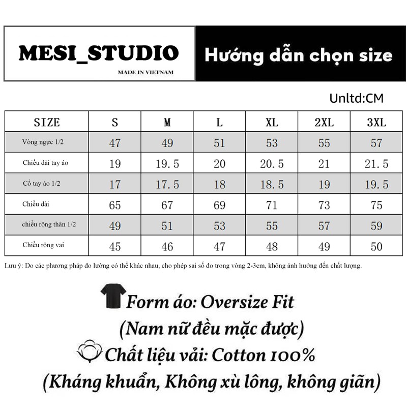 Áo thun phông tay lỡ ngắn nam nữ MESI form rộng oversize unisex basic tee trắng đen mặc đơn cặp lớp nhóm