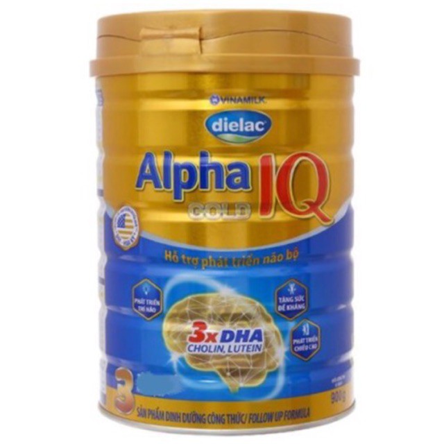 Sữa Dielac Alpha Gold Step 3 900g