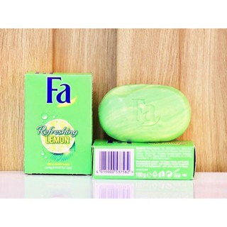 Xà bông/xà phòng cục FA Refreshing Lemon 90g | Hương chanh