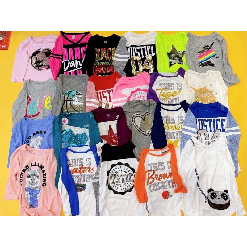 Áo dài tay xuất dư size 6y -14/16y