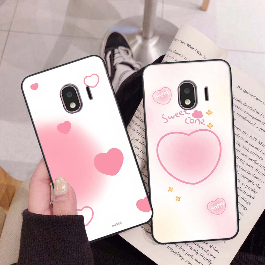 Ốp Samsung J4 2018 in hình trái tim, caro kẹo ngọt đầy cá tính siêu đẹp siêu chất
