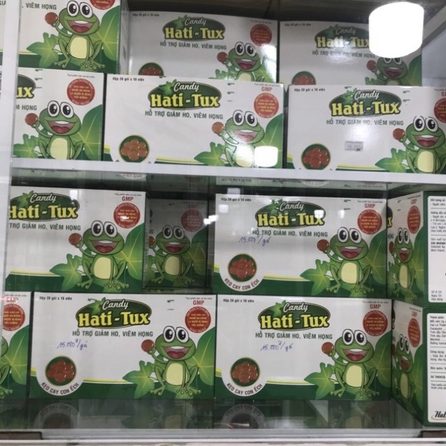 [Chính hãng] Kẹo Ngậm Ho hati-tux candy( giảm đau họng, giảm ho)  1 Gói có 10 viên  Date mới