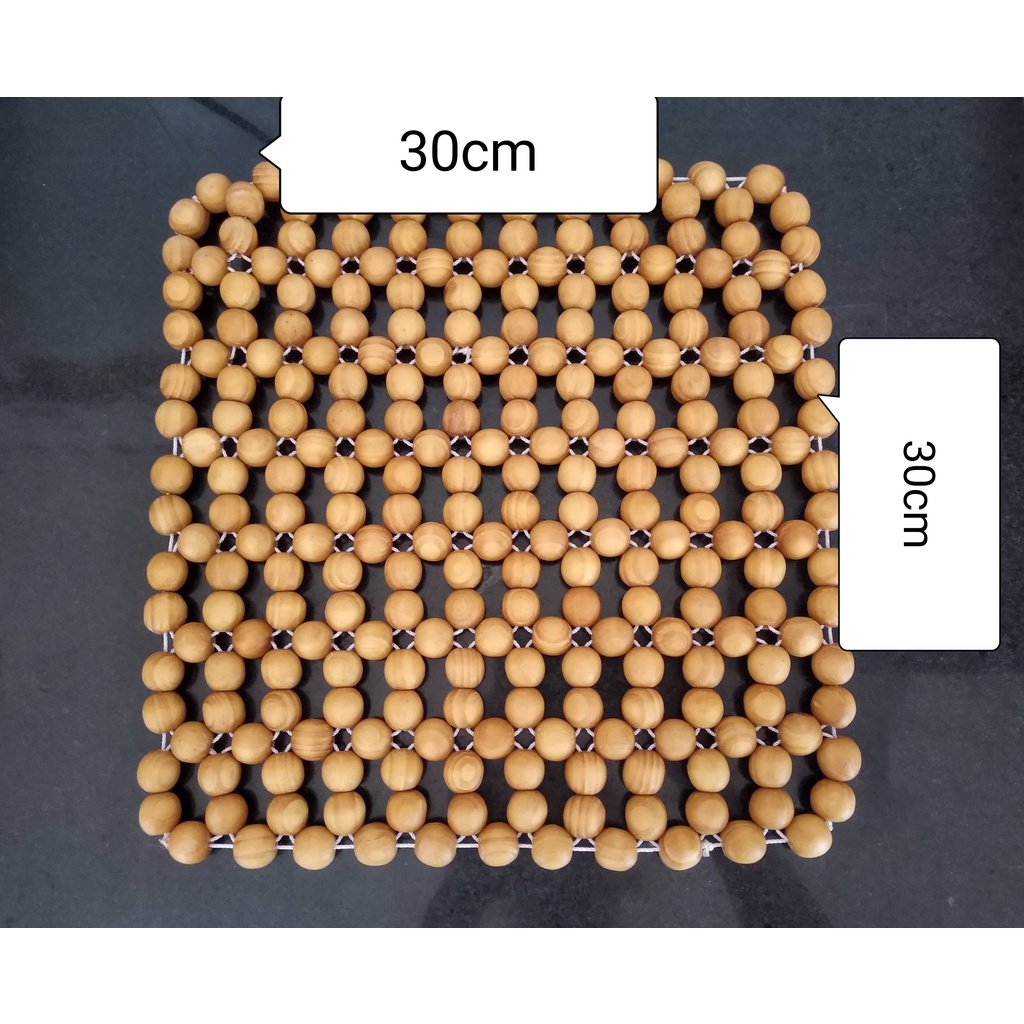 Miếng lót yên xe máy hạt gỗ
