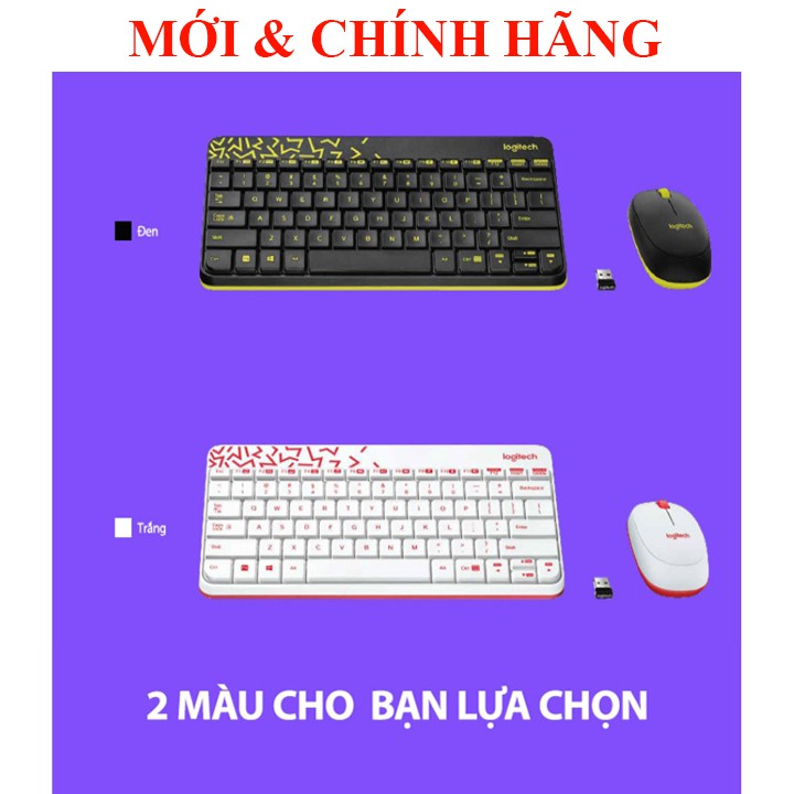 Bộ bàn phím chuột không dây Logitech MK240 Nano 2.4Ghz | WebRaoVat - webraovat.net.vn