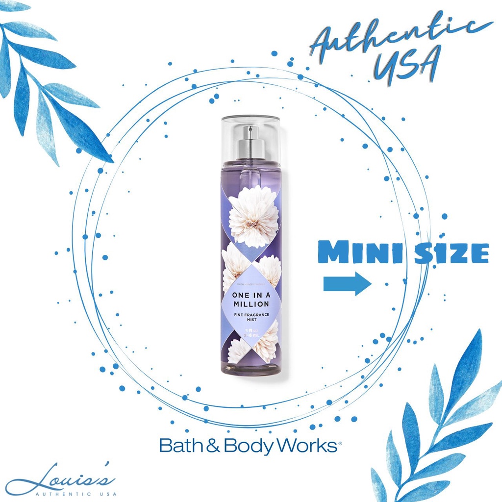 ONE IN A MILLION - Body mist / Xịt thơm toàn thân Bath & Body Works Mỹ