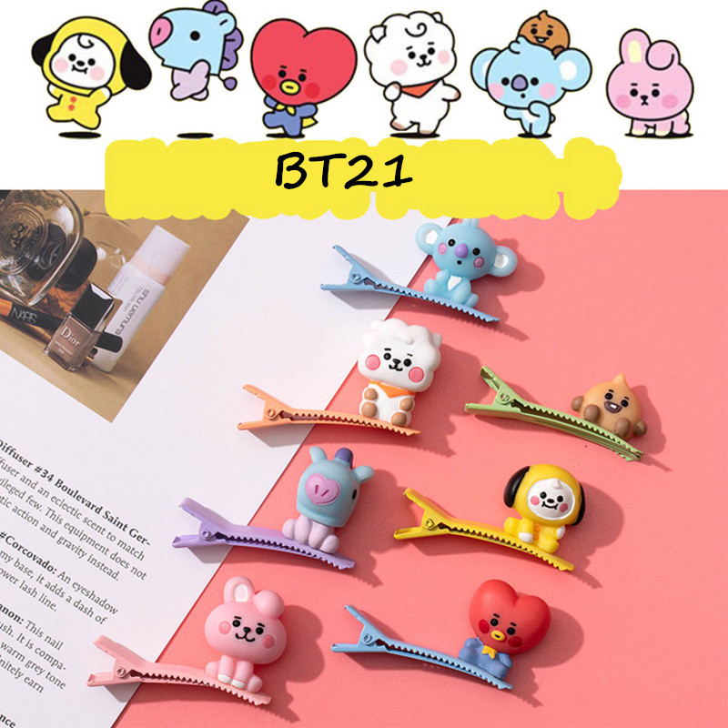 Kẹp tóc kèm tờ thẻ cho fan KPOP BTS BT21