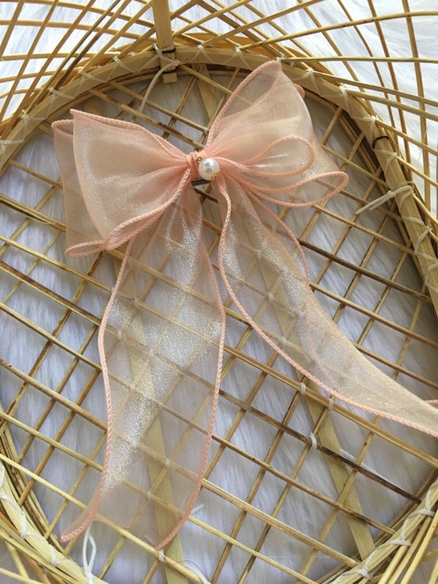 Kẹp nơ voan nhún