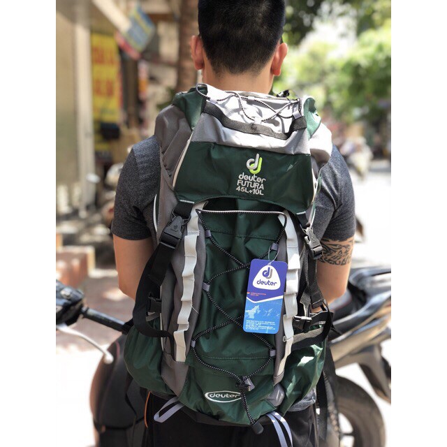 [HÀNG CHÍNH HÃNG] [Giảm giá] Balo phượt Deuter Futura 45L +10 L, đi leo núi dã ngoại, hiking trecking and touring