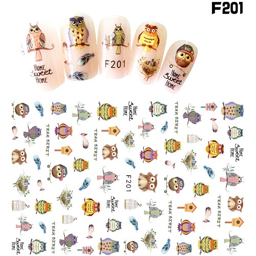 Miếng Dán Móng Tay 3d Hình Lá Phong / Sóc / Cánh Hoa Lá Độc Đáo DIY