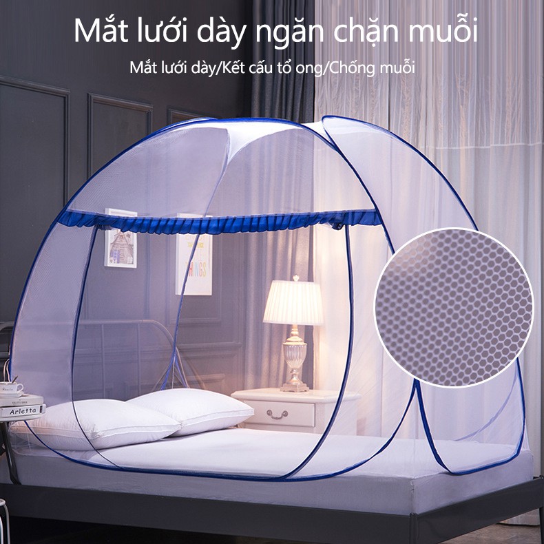[HÀNG CHÍNH HÃNG] Mùng chụp tự bung chống muỗi, Màn chụp tự bung chống muỗi không cần lắp ráp chống muỗi toàn diện vải | BigBuy360 - bigbuy360.vn