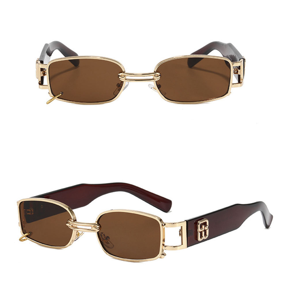 Kính Mát Gọng Vuông Nhỏ Phong Cách Đường Phố Hàn Quốc Độc Đáo