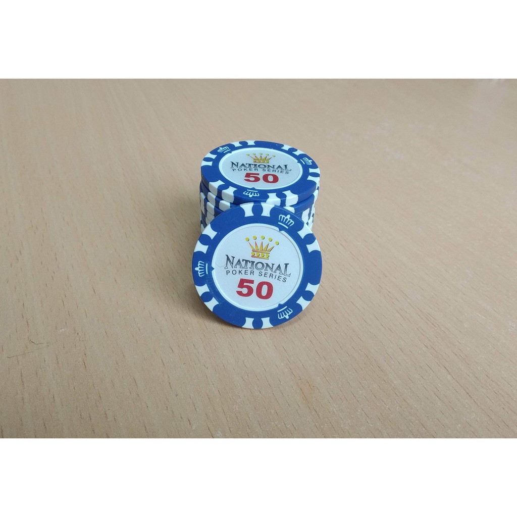 Chip/ Phỉnh National Poker Series cao cấp NoBrand