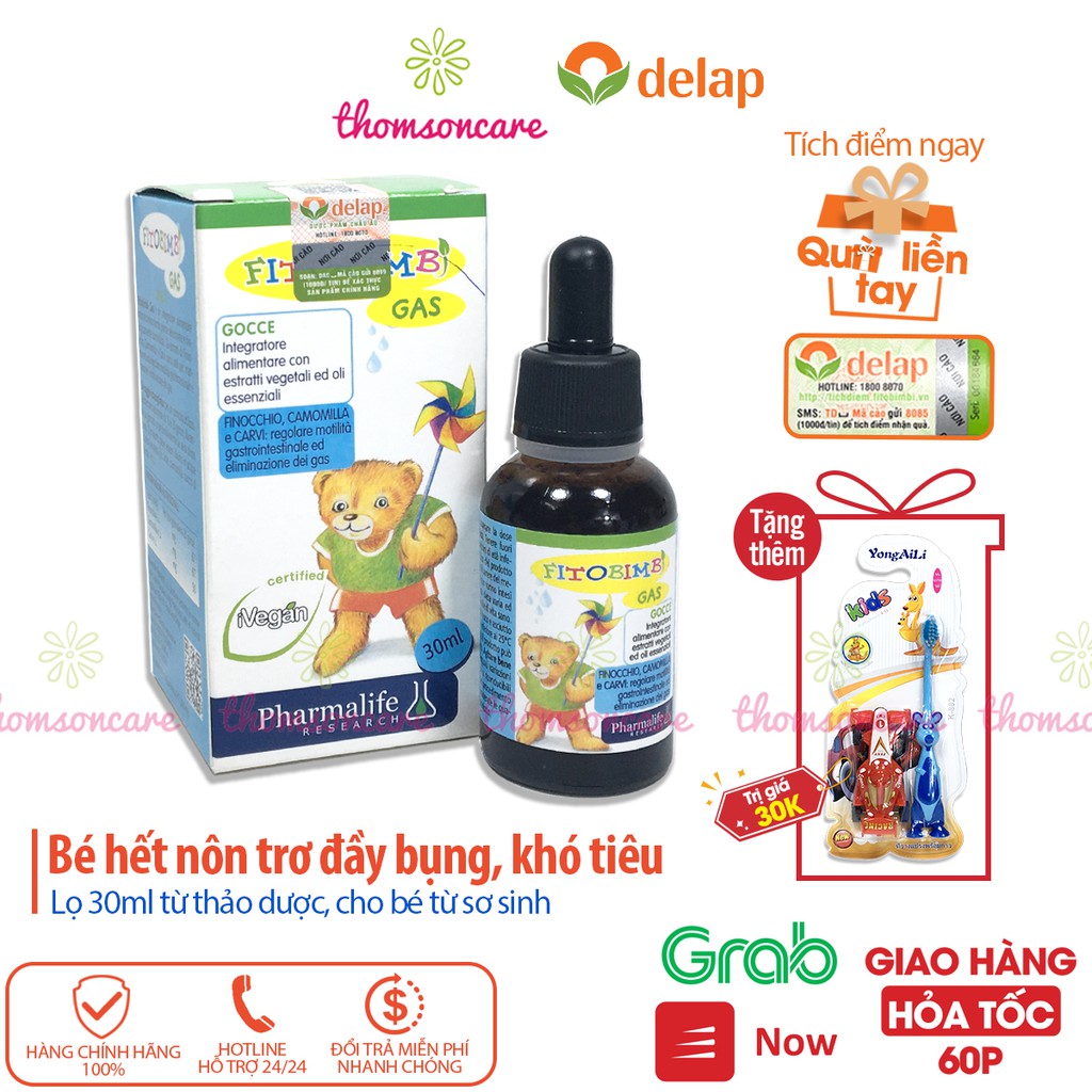 Gas Bimbi - hỗ trợ giảm rối loạn tiêu hóa cho bé - Chai 30ml thumbnail