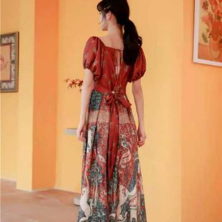[ORDER] Váy cổ điển retro Pháp #Bohemian