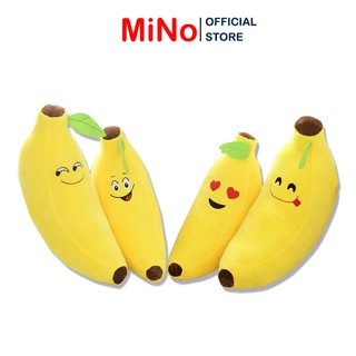 Gấu Bông Quả Chuối Biểu Cảm Mềm Mại Dễ Thương Cao Cấp MINO