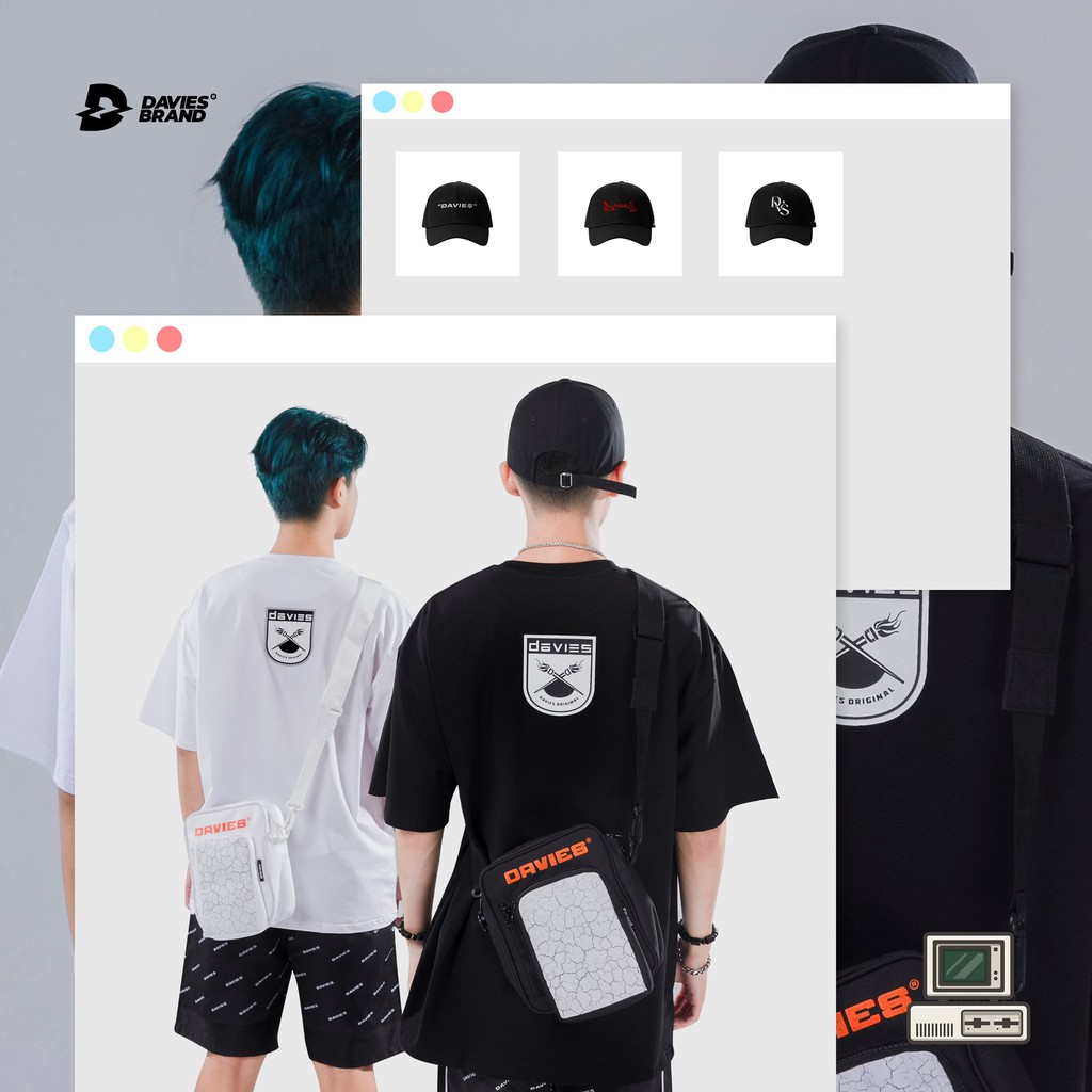 Áo thun tay lỡ form rộng local brand DAVIES Daviesism Logo Basic Tee | BigBuy360 - bigbuy360.vn