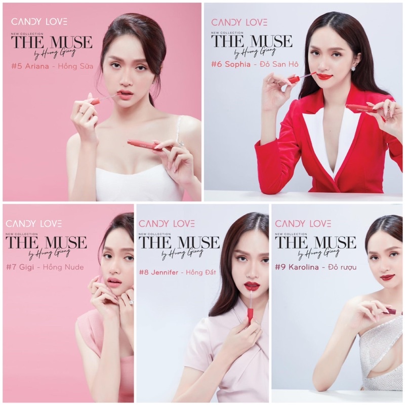 Son kem nhung lì Candy Love từ Hàn Quốc