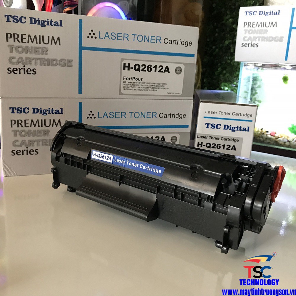 Sản Phẩm Chính Hãng - Hộp Mực Máy in TSC Digital H-Q2612A 12A Dùng Cho Canon LBP2900 LBP3000, HP Laser Jet 1010 1012