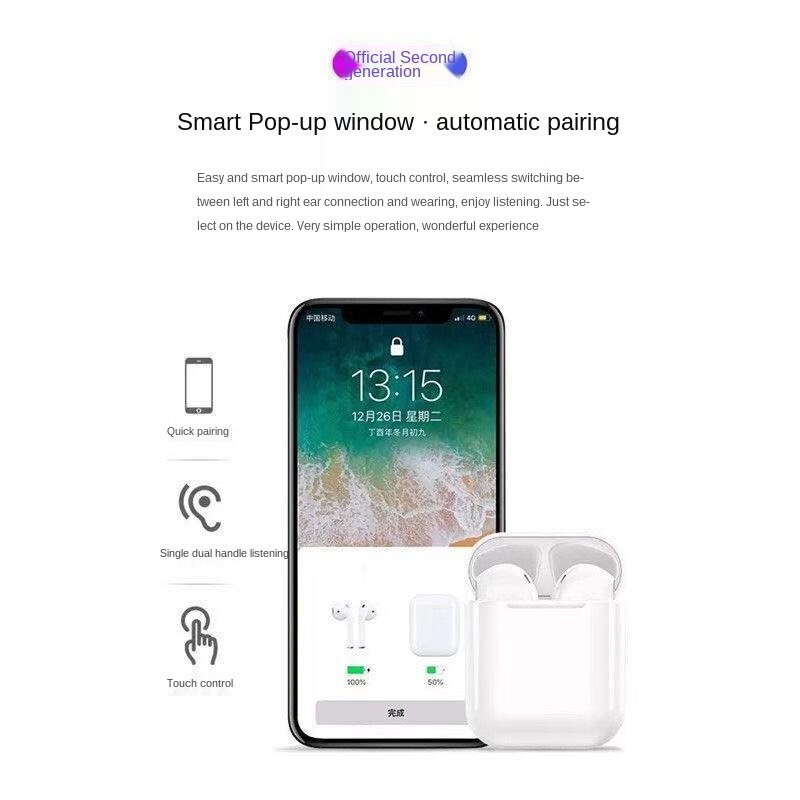 Tai Nghe Nhét Tai Bluetooth Không Dây Mini Cho Android Oppo Apple Vivo Huawei