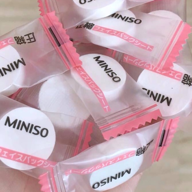 Tách Lẻ Mặt Nạ Viên Nén Miniso Nhật Bản