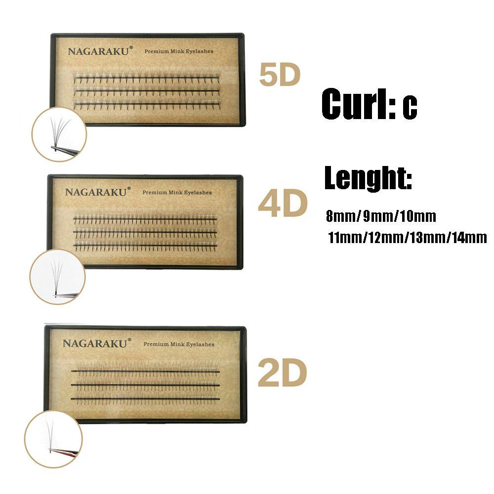BORAG Lông Mi Giả 2D / 4D / 5D Cong Dài Tự Nhiên