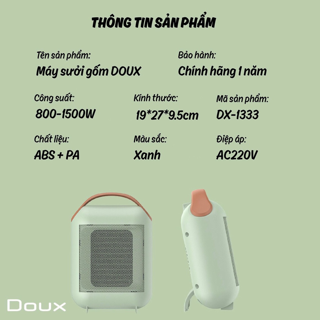 Máy sưởi gốm Doux