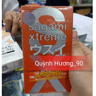 Bao cao su sagami xtreme love me gold orange box hương cam 10chiếc