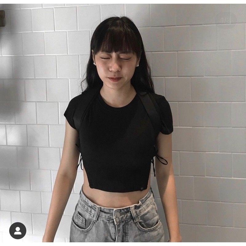 [Mã FAMARAL2 giảm 10K đơn 50K] ÁO CROPTOP BODY XINH ĐÍNH DÂY XINH LẮM G7 | BigBuy360 - bigbuy360.vn