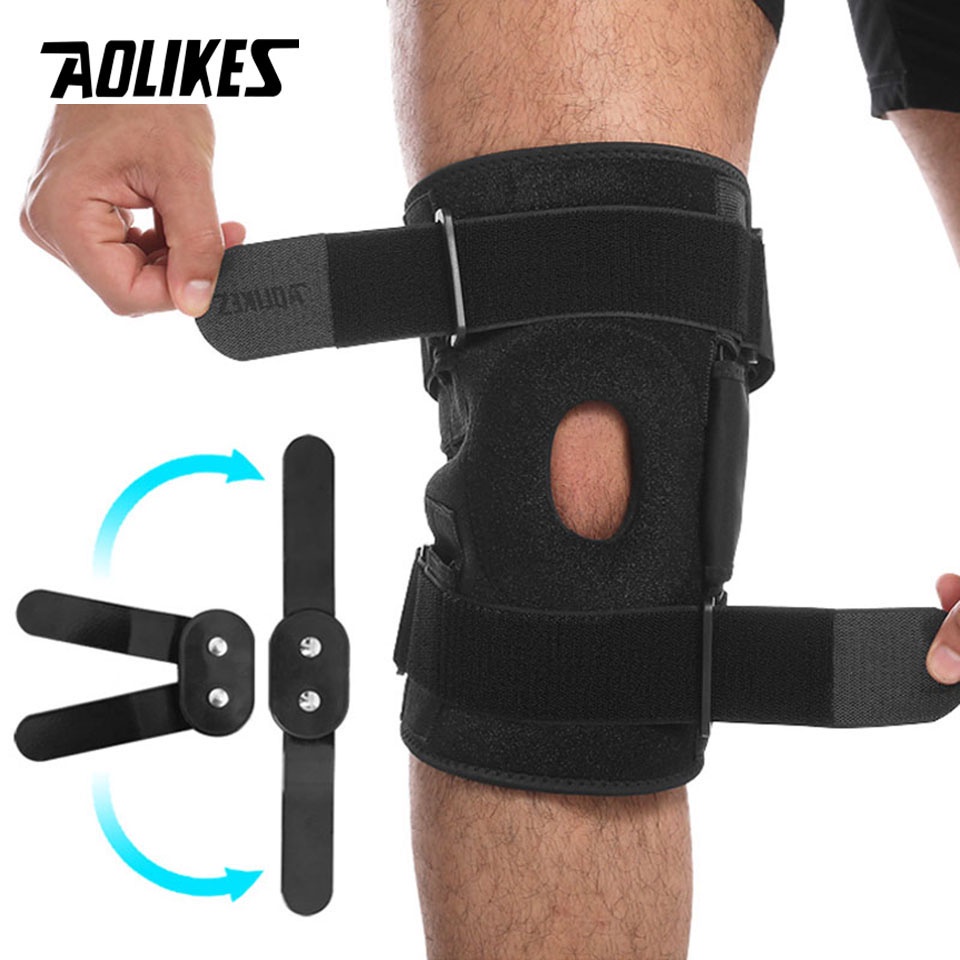 Đai quấn AOLIKES ACL hỗ trợ bảo vệ đầu gối ổn định hai mặt tháo được tiện lợi