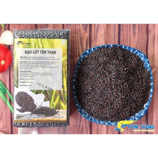 Combo 10kg gạo lứt đen Tôm vàng ( tím than)