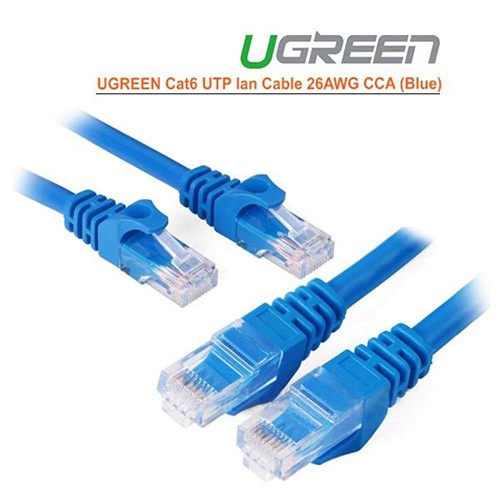 Cáp mạng bấm sẵn Ugreen 11205 Cat6 10 mét (Chính Hãng)