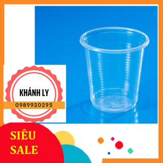 ( Ship hỏa tốc HN ) Combo 50 cốc nhựa dùng 1 lần loại 220ml có nắp