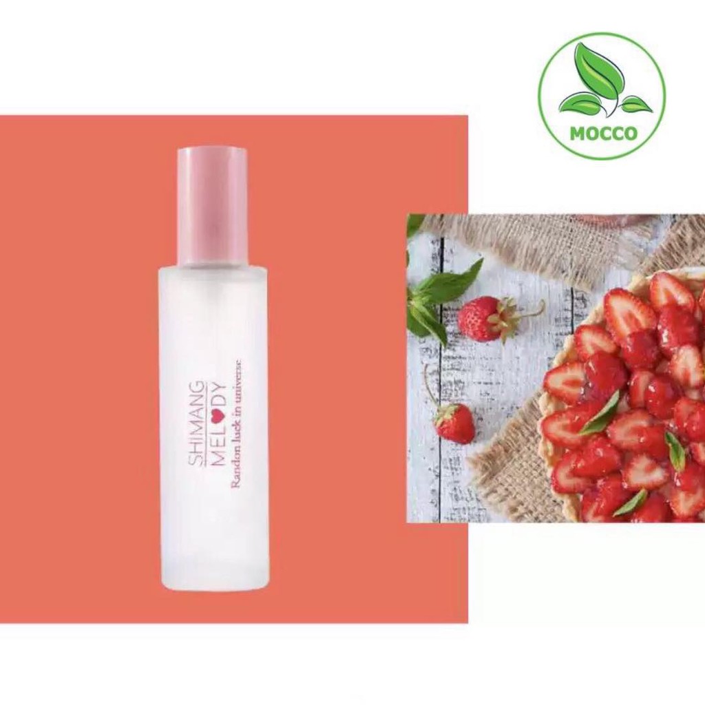 Nước hoa nữ xịt thơm bodymist shimang toàn thân giữ mùi thơm lâu hương đào dâu hương hoa nội đia trung 30ml mẫu mới