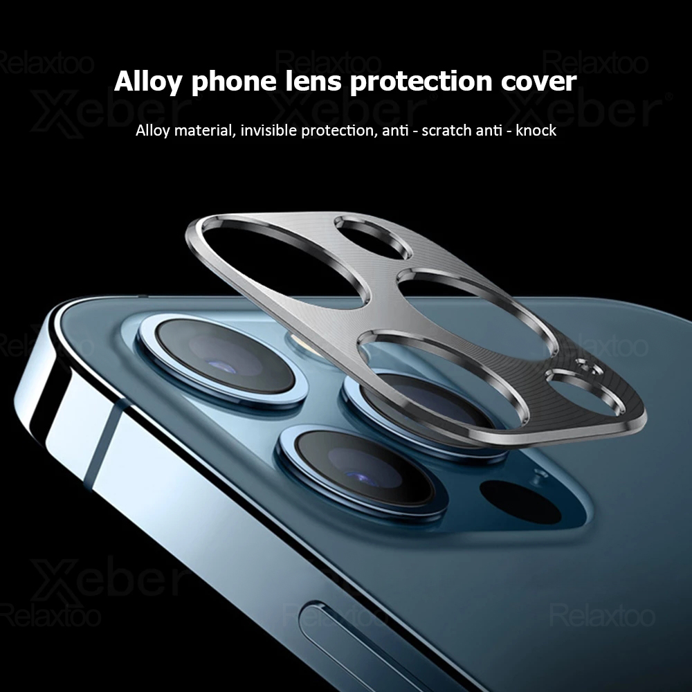 Khung viền kim loại bảo vệ camera sau cho Apple Iphone 12 Pro Max Mini 12mini 11Pro X XR XS Max