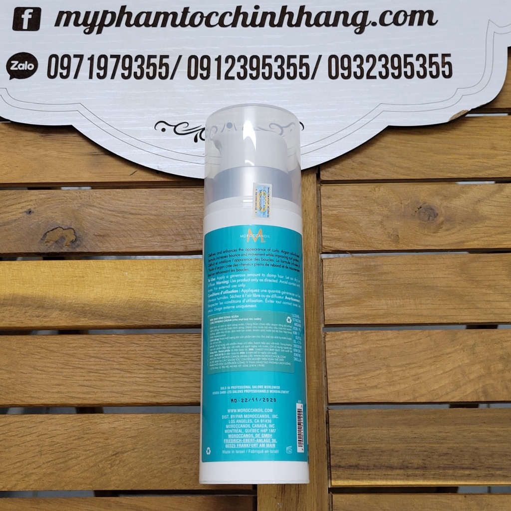 Kem định hình sóng xoăn Moroc Curl building cream 75ML - 250ml