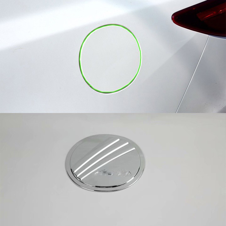 Ốp nắp bình xăng ô tô xe CX5, Vios, Everest, Fortuner, Innova, CRV, Accent, Ranger, City, Xpander, i10 sedan, Mazda 3,6
