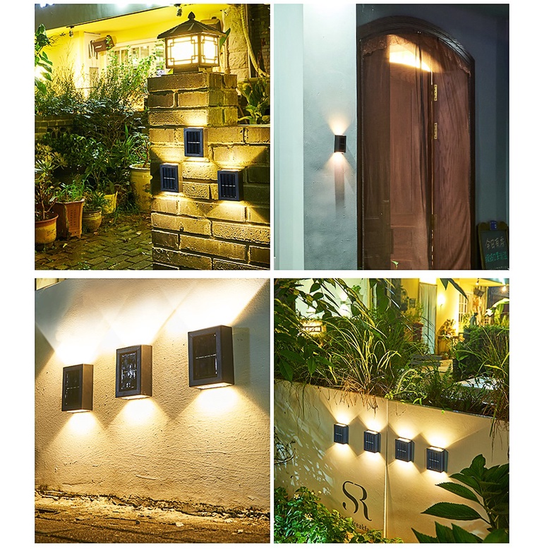 Đèn năng lượng mặt trời gắn tường chống nước