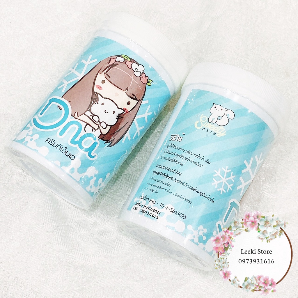 Kem Dưỡng Trắng Da DNA Body White Cream 500g