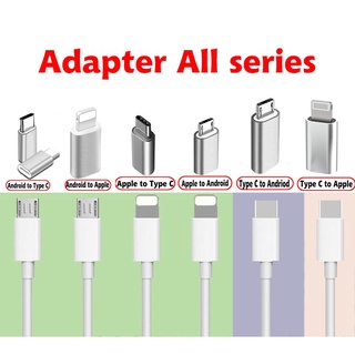 Bộ chuyển đổi micro usb to ligh to type-c to micro adapter type c for android converter data sync charging cable connector