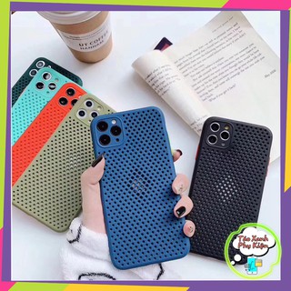 Ốp Lưng Iphone - Ốp Tản Nhiệt Nhiều Lỗ (Màu Mới)