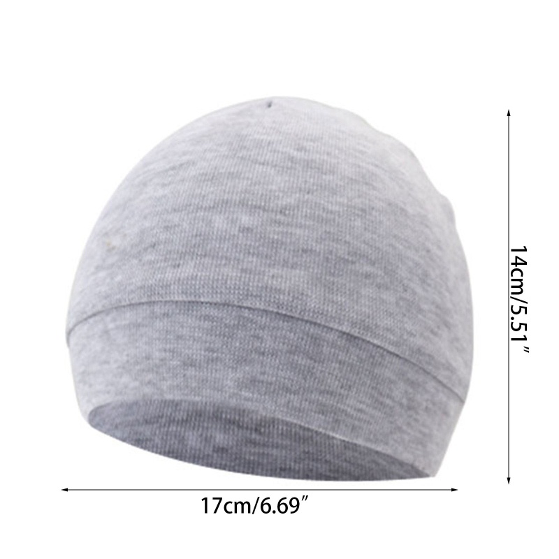 Mũ Trùm Đầu Bằng Vải Cotton Dành Cho Bé Trai Gái 0-10 Tháng Tuổi